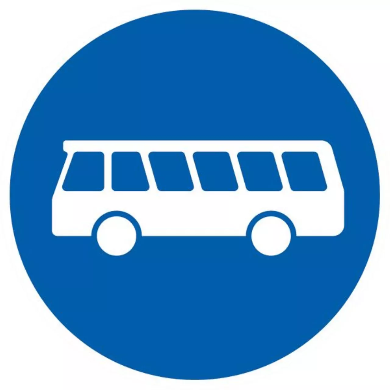 Vorschriftzeichen 200?299 VZ245 Bussonderfahrstreifen - RD 420 2 mm RA1 Bild 2 von 4 für Verkehrszeichen