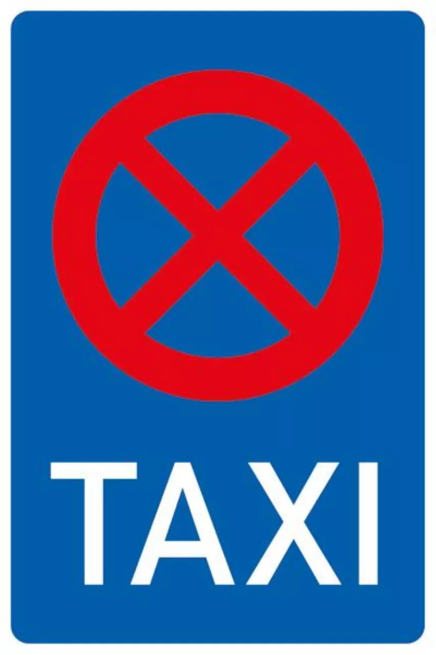 Verkehrszeichen 229 Taxenstand - 630x420 2 mm RA2