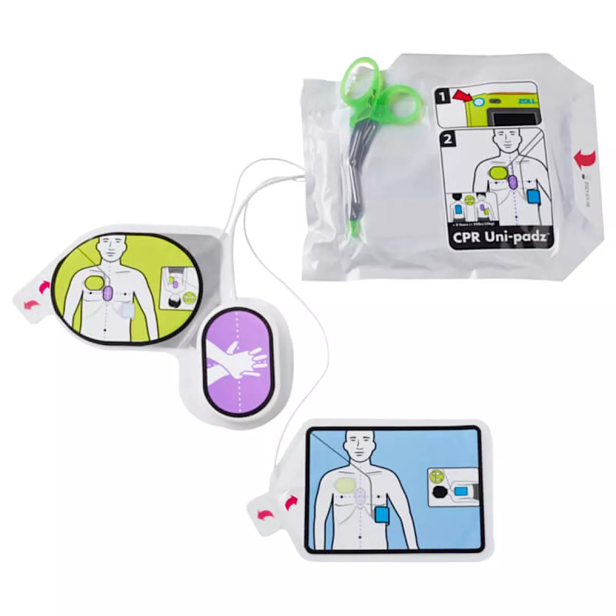 ZOLL AED 3 CPR Uni-padz Elektroden für Erwachsene und Kinder