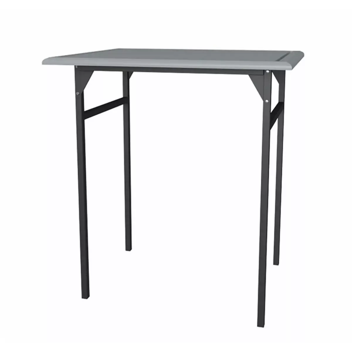 Tisch H.75 x B.70 x T.60 cm für Tischwahlkabine 70x60x50, hellgrau